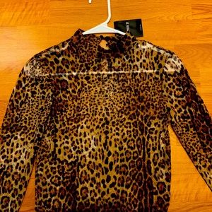 Animal print top